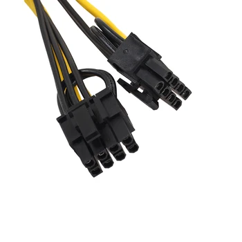 1 buc PCI-E 6-pin pentru 2x 6+2-pin (6-pin/8-pin) Power Splitter Cablu PCIE PCI Express Power Cablu de Extensie Picătură de Transport maritim