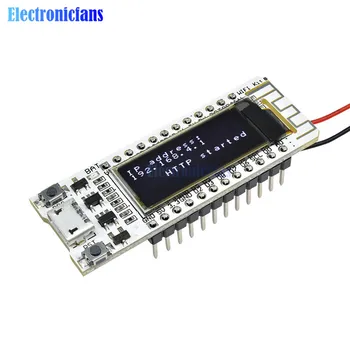 ESP8266 WIFI Chip 0.91 inch 128*32 OLED CP32Mb Flash Internet de lucruri Dezvoltarea Bord PCB Module Pentru Arduino NodeMcu