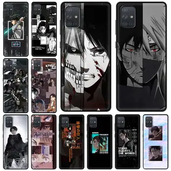 Atac Pe Titan Anime Caz Moale Pentru Samsung Galaxy A51 A71 A21s A31 A41 A01 A11 A91 A42 A52 A72 Coajă De Telefon Acopere Coque Fundas