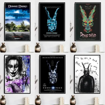 Retro Characer Donnie Darko Groază Blacklight Film Tablou Poster De Perete De Artă Amprente Panza Living Home Decor Cameră