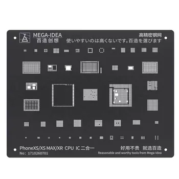 6PCS Mega-Idee Pentru iPhone 5/6/6P/6S/7/8/8P/X/XS Max/XR/11/ pro Max BGA Stencil CPU RAM Puterea wifi IC Reball Tin Planta Net Lipire