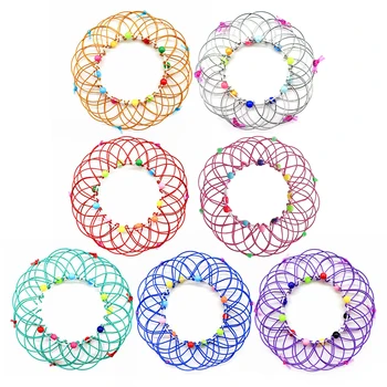 2021 Noi Mandala Decompresie Jucărie Varietate de Flori Coș de Treizeci și Șase Variabile Oțel moale Forma de Cerc pentru Copii Puzzle Jucării