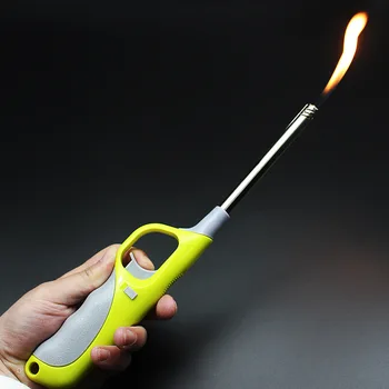 Aansteker Butaan Gaz Navulbare Kaars Lichter Multi-scop Voor Keuken Haard Lumina Pilot Grătar Kachel Starter Foc