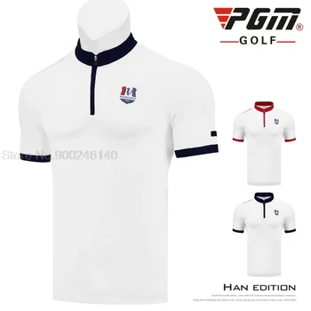 2020 Golf Îmbrăcăminte de Vară de Golf pentru Bărbați T-Shirt cu Maneci Scurte Respirabil Jersey Uscare Rapidă Golf Topuri de Agrement Golf Îmbrăcăminte M-XXL