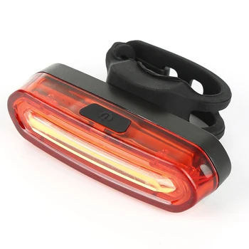 Bicicleta din Spate, Coada de Lumină LED-uri USB Reîncărcabilă Casca de Bicicleta Rucsac Ciclism Lumina Impermeabil Frana Sensibil Inteligent BikeTail Lumina