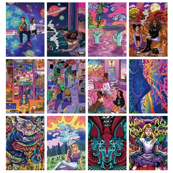 10/30/50PCS Colorful Cool Graffiti Stickers Aesthetic for Laptop Skateboard Water Bottle Waterproof Decals Sticker Packs Kid Toy