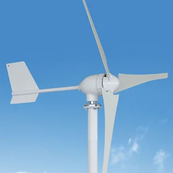 1500W Turbina Eoliana 12V 24V 48V Orizontală Generator Eolian Hibrid Cu Controler MPPT Gratuit Energie Moară de vânt