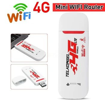 Portabil 4G/3G / LTE Auto Router WIFI Hotspot Wireless 150Mbps USB Dongle Modem de internet Mobil Cartela SIM Deblocat