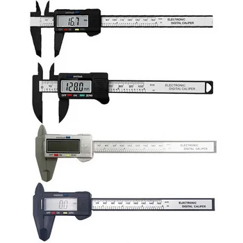 Digital Șubler cu Vernier Strumento di Misura 0-150mm 6-inch LCD Electronice Fibra de Carbon Altimetru Micrometru Instrument de Măsurare