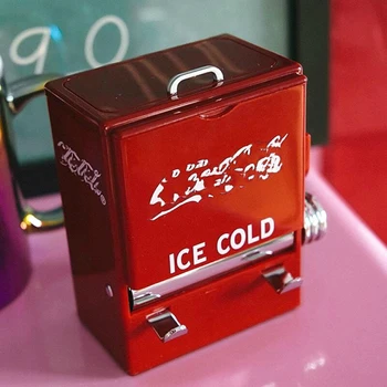 Personalizate retro coca-cola scobitoare cutie automat în funcție de stilul scobitoare recipient dozator din plastic raft decorativ o