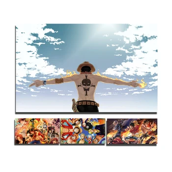 HD Printuri de Arta One Piece Anime Poster Decorare Dormitor Imagine Anime Japonez Fara rama Panza Pictura Decor de Perete