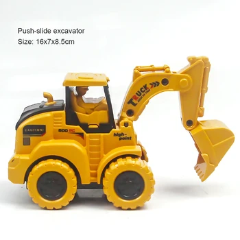 Copilul Clasic De Simulare Inginerie Mașină Excavator Model De Tractor De Jucarie Basculanta Model Vehicule De Jucărie Mini Cadou Pentru Băiat Jucărie Pentru Copii