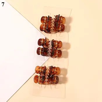 Bomboane de Culoare din Plastic Mini Agrafe 12buc/Set DIY Hair Styling Agrafele de 1,5 cm de Crab Mici Agrafe de Par Fata de Moda Accesorii de Par