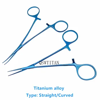 Titan Hemostatic forceps Drept/Curbat Hemostatic Pensă Forceps pentru stomatologie Oftalmologie Chirurgicală Clește