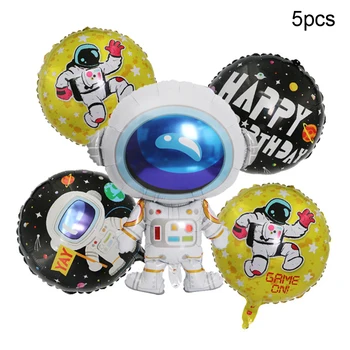 Spațiu A Astronauților De Rachete Baloane Folie Cu Heliu Baloane Happy Birthday Party, Decoratiuni Copii Băieți Favoruri De Partid Jucărie Globos