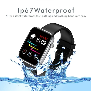 LIGE P8 Plus 1.69 inch 2021 Ceas Inteligent Oameni Complet Tactil de Fitness Tracker IP67 rezistent la apa Femei GTS 2 Smartwatch pentru telefon Xiaomi