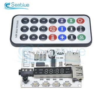 LED Digital Mp3 Decoder Bord Modul Bluetooth Player Modul Radio FM USB TF Micro SD, Ecran LCD IR Telecomanda cu Infraroșu