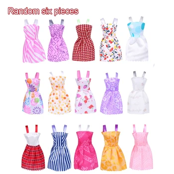 16PCS/Set Haine Papusa Dress Up Costum Rochie Mini Casual, Haine de Moda de Îmbrăcăminte pentru Papusa Barbie Accesorii de Copil Fata de Jucărie