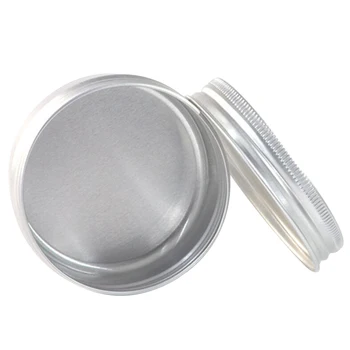 50/100ML Ulei Aluminiu Cosmetice Tin Oală Borcan Gol Ceara Recipient de Balsam de Buze
