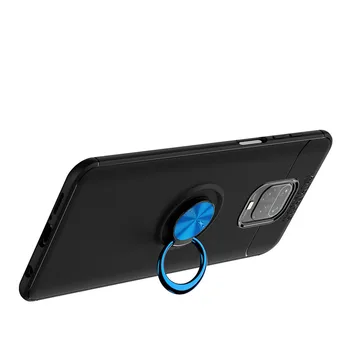 De lux Armura Caz Pentru Xiaomi Redmi Nota 9 Suport Auto Magnetic Inel Capacul suportului Pentru Redmi Nota 9 pro max K30 rezistent la Șocuri Coque