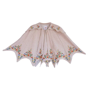 LYNETTE CHINOISERIE Toamna Iarna Femei Mori Fete Victorian, Vintage Eqxuisite Broderie Tricotate Mantie de Lână Îmbrăcăminte exterioară