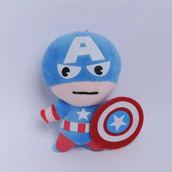 10cm Marvel Avengers Moi Umplute Captain America, Iron Man, Spiderman Jucarii de Plus Film Păpuși Cadouri de Crăciun pentru Copii Baieti