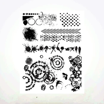 14x18CM Celulare Cerneală Transparentă Sigiliu Clar Timbre Sigiliu de Silicon Timbre Role DIY Album Album / Carte de Producție