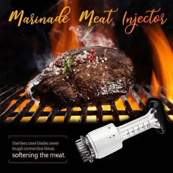 Profesia fragezeste Carnea Ac din Oțel Inoxidabil, Instrumente de Bucatarie de Gatit carne de Pasăre Carne de GRĂTAR din Carne Injector Aroma Sosul Seringa