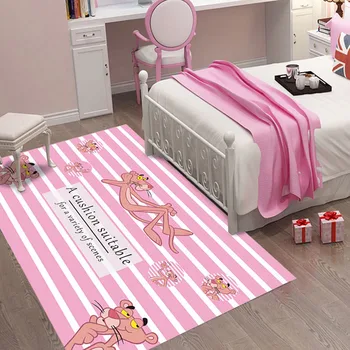 Desene Animate Flamingo Roz Cerc Magic Pantera Covor Copilul Crawling Pătură Roz Decorative, Covor Fată Dormitor De Decor Acasă
