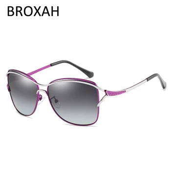 Brand de lux de Designer Polarizat ochelari de Soare Femei 2020 Doamnelor de Conducere Ochelari de Soare de sex Feminin Metal UV400 Ochelari de Oculos De Sol