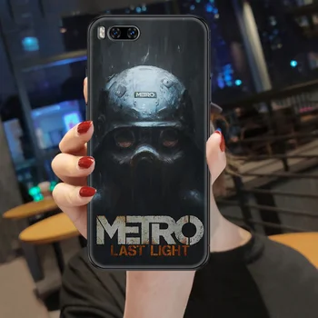 Joc Metro 2033 Telefon caz Pentru Xiaomi Mi Max Nota 3 A2 A3 8 9 9M 10 Lite Ultra Pro tpu negru Etui de celule 3D coperta hoesjes