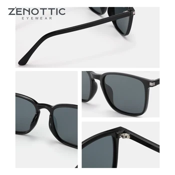 ZENOTTIC Trupa Designer de Bărbați Piața Polarizat ochelari de Soare UV 400 Protecție Ochi Sport în aer liber Conducere Ochelari de Soare Oculos De Sol