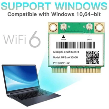 Notebook Minipc-E Computer Desktop AX3000H Built-in HMB placa de Retea Wireless Bluetooth WiFi6 Receptor