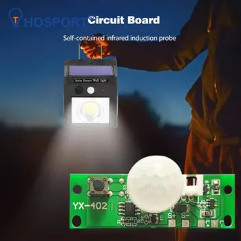 3.7 V Automată de Încărcare Solară Circuit Lumina de Noapte de Control a Modulului Senzorului de Fibre de Sticlă Fabricare Trei Lumină pe Moduri