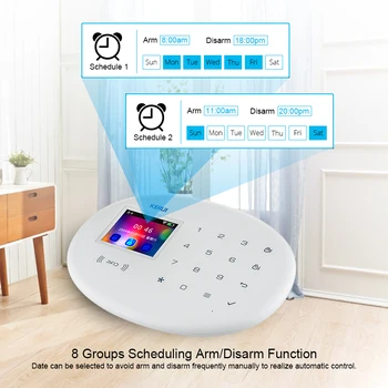 KERUI Smart Home Securitate Alarmă Sistem 2.4 G Wireless WIFI Conexiune de Rețea GSM APP Fortificație de Culoare Touch Screen Keyboard