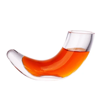 30ml de Creatie Corn Pahar de Vin Formă Specială de Cocktail Glasscup Sticlă Groasă Cornul de Rinocer Whiskey Vodka Bar de Sticlă de Familie