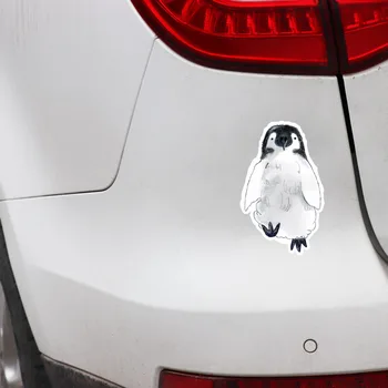 YJZT 16CM*9.8 CM Originalitate Animal Pinguin Masina Autocolant Decal PVC Grafice C29-0531
