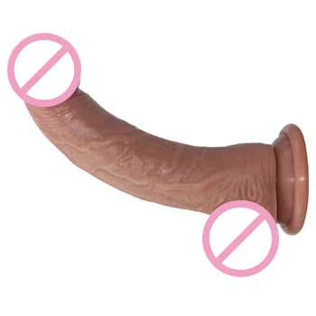 Silicon vibrator mare penis penis penis cu ventuza femeia patrunde barbatul realist adult jucarii sexuale pentru femei masturbarea femeilor magazin