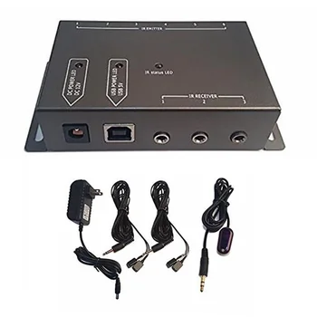 Dispozitive IR de Emisie-recepție 6 Emițători Stereo 12VDC Kit de Cablu 30mA Repetor DVD Player, TV prin Satelit Extender de Control de la Distanță