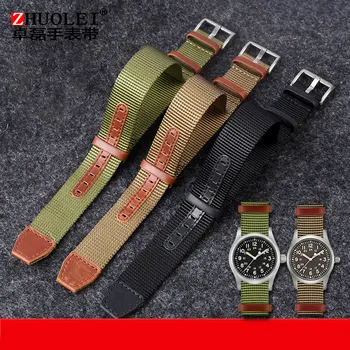 Panza watchband pentru Hamilton Khaki h69439931 T-IMEX NATO Nylon Curea de Ceas 20mm 22mm retro om bratara din Nylon lanț de ceas