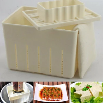 1 Set de BRICOLAJ din Plastic Tofu de Presă Mucegai Tofu de Casă Mucegai Caș de Soia Tofu Face Mucegai, Fără Cârpă de Bucătărie de Gătit Set de scule