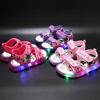 A salva Lumea Frozen Princess Fete Sandale Disney Minnie Mouse CONDUS Pantofi Copii de Înaltă Calitate Spiderman Copii Baieti Adidasi