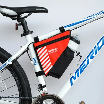 Apă Sticlă Buzunar Biciclete Sac Impermeabil Biciclete Triunghiul Sac pentru Biciclete Cadru Frontal Sac de Ciclism Top Tub Sac de Biciclete Dotari