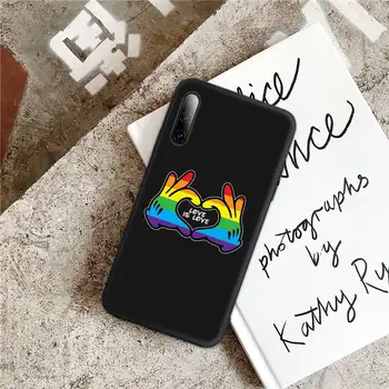 Lesbiene Gay LGBT Pride Curcubeu Silicon Acoperă Telefon Mobil Pentru Redmi Nota 9 8t 7 5A 5 4 4 x 6 8 9 10 Pro Caz