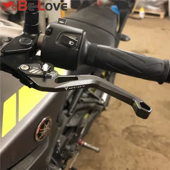 2020 LOGO-ul MT-07 Motocicleta CNC Reglabil Scurt de Frână, Maneta de Ambreiaj Albastru Negru Titan Aur Rosu Aur Pentru Yamaha MT07-2019