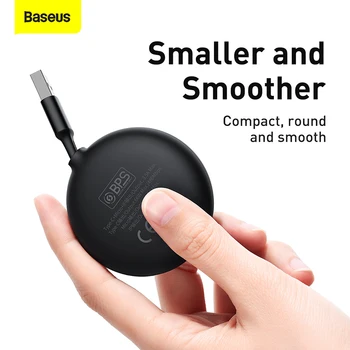 Baseus 3 în 1 Cablu USB Pentru iPhone 12 Tip Pro C C Cablu Micro USB 66W Încărcare Rapidă Pentru Xiaomi Samsung Retractabil de Date Cablul de Sârmă