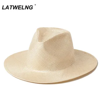 High-end Sisal Pălării Panama Pentru Femei Rochie de Petrecere, Palarie de Vara Palarii de Plaja Dropshipping en-Gros
