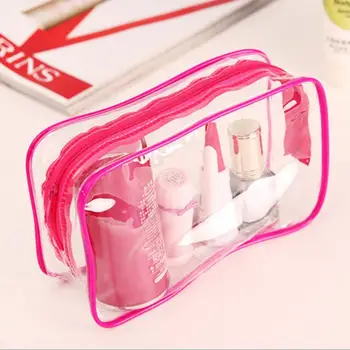 Impermeabil Transparent Cosmetice Sac De Depozitare Convenabil De Călătorie Machiaj Feminin Spălați Sac Articole De Toaletă Frumusete De Depozitare Kit De Cazuri
