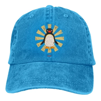 Reglabil Culoare Solidă Șapcă De Baseball Pingu Noot Retro Japoneză Spălat Bumbac Noot Noot Pinguin Amuzant Umor Kawaii Femeie Pălărie