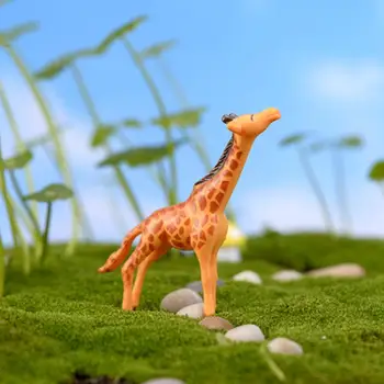 1 BUC Drăguț Portal Miniatură Girafa Cerb Animale Minunate Pentru Gradina Decor Acasă Mini Jucării Diy Accesorii Bonsai Cifre